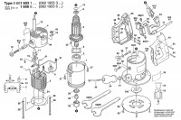 Bosch 0 601 606 003  Industrial Router 220 V / Eu Spare Parts